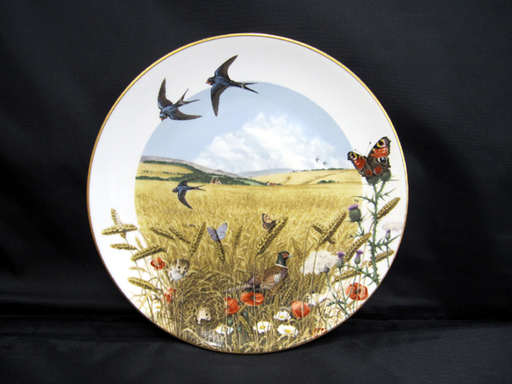 ☆ ロイヤルウースター ピーターバレット プレート THE WHEATFIELDS IN AUGUST 絵皿 札幌 北20条店