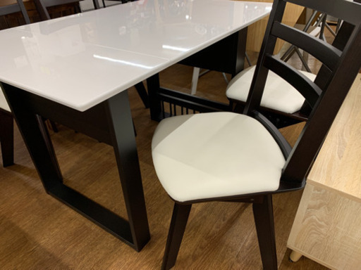 ダイニングセット　ダイニング3点セットプラス椅子2脚　【店頭取引限定】【中古品】1点限り早い者勝ち！