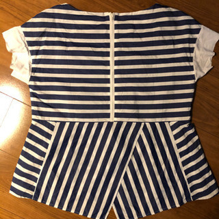 spick and span スピック&スパン　ボーダー　コットンブラウスの画像