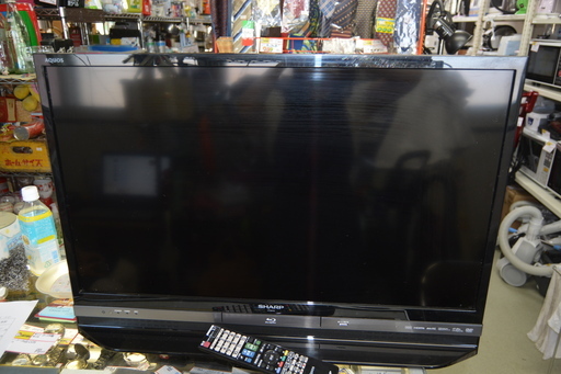 SHARP　AQUOS　２０１４年製　DVD・Blu-raydisk内蔵テレビ