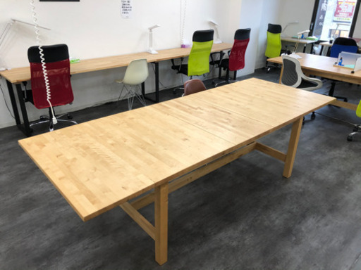 IKEA NORDEN ダイニングテーブル　廃盤の特大サイズ