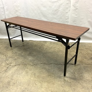 2台限定！折り畳み 長机 幅180 奥45 高70cm 長テーブ...