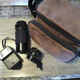 Canon FDマウント用のレンズ2つ(50mmと75-200m...