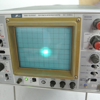 レトロマシン IWATSU 岩崎通信機 オシロスコープ シンクロ...