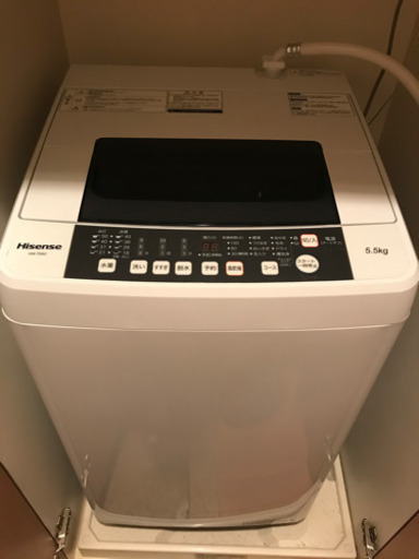【取引中】2018年製　洗濯機5.5キロ