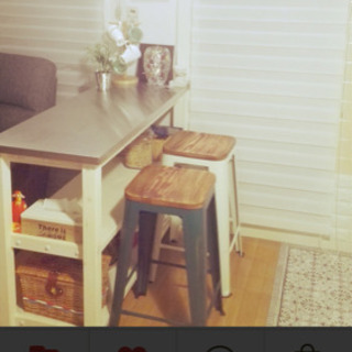 最終値下げ!!カウンターテーブル⭐︎アンティークデザイン8月2日まで!!