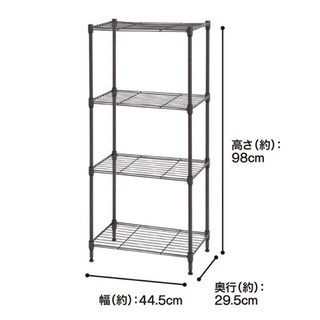 ニトリ スチールラックの画像
