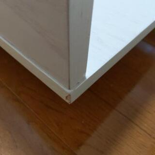 ニトリ ベッドフレーム 白 ダブル～クイーンの画像