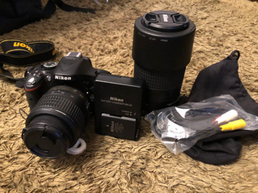 【一眼レフ初心者向け！】D-5200 ダブルズームキット　【Nikon】
