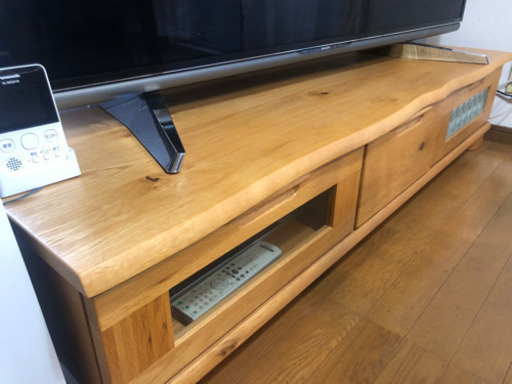 テレビ台美品。有名ブランド起立木工株式会社