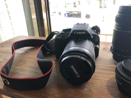 CANON ダブルズームキット kissX7 短焦点レンズ付き