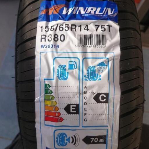 新品輸入タイヤ4本 155/65-14