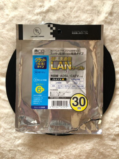 LANケーブル　30m
