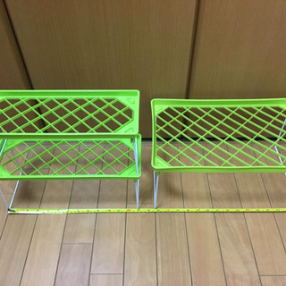 折り畳み収納棚 ×3