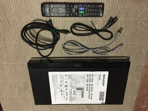 シャープ AQUOS ブルーレイレコーダー  (中古品) 取引中