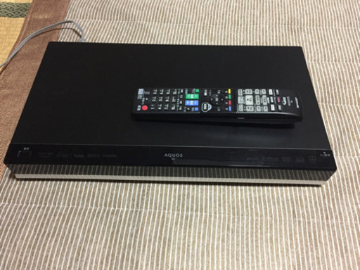 シャープ AQUOS ブルーレイレコーダー  (中古品) 取引中