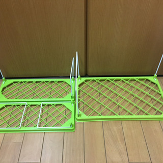 折り畳み収納棚 ×3の画像