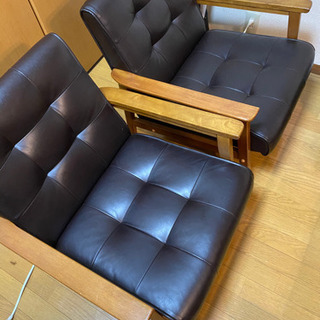合皮1掛けソファ 1脚