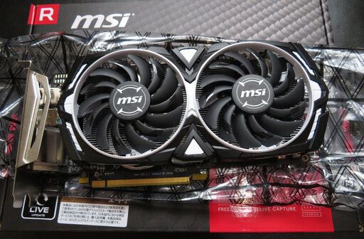 【受付終了】★極美品★Core-i5第六世代 爆速ゲーミングPC　RX570 8G搭載 SSD240GB/HDD2TB(新品) 8GBメモリー 全国発送