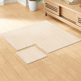 お受け取り者様確定【新品】ニトリ　木目調ジョイントマット 30cm用ふち(V WH) 3個セットの画像