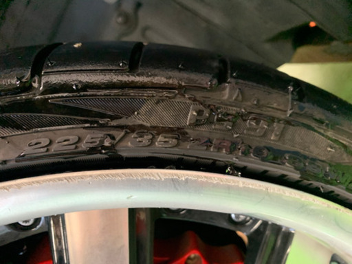 売り切り！19インチタイヤホイールセット4本。バリ山