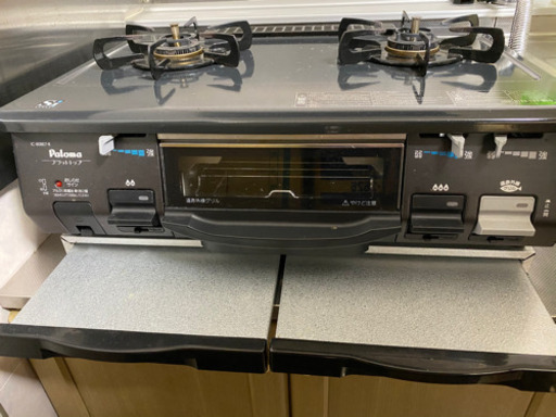 美品ガスコンロ！レンジテーブル付き！