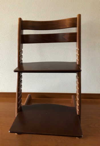 ☆美品☆ストッケ　stokke ハイチェア　ダークブラウン