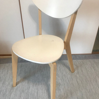 ［お話中］イケア  テーブル  74×74 高さ75   +伸長板35cmの画像