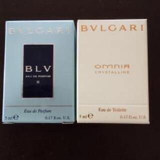 未開封 ブルガリ 香水5ml OMNIA&BLV