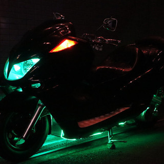 【YAMAHA マジェスティ】ブラックカラーカスタム！！スピーカー２発付き！！の画像