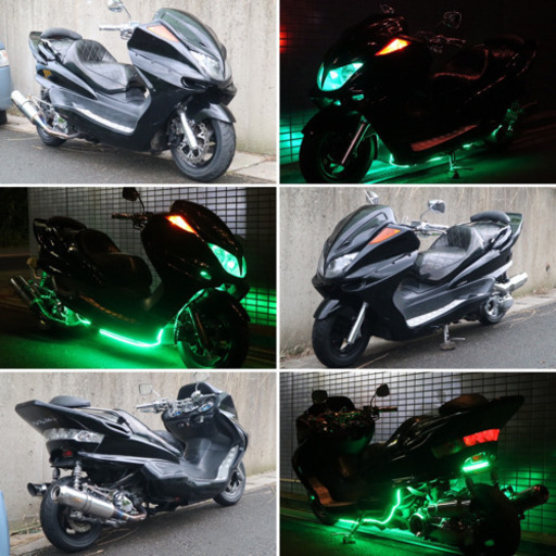 【YAMAHA マジェスティ】ブラックカラーカスタム！！スピーカー２発付き！！