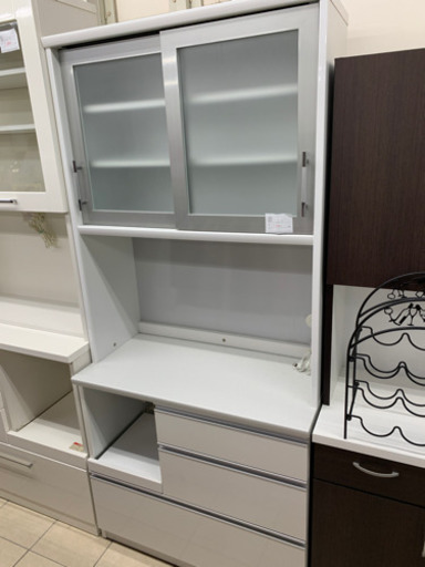 レンジボード 食器棚 高さ約197cm 横約89cm 奥行約42cm