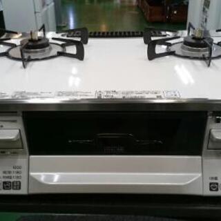 【店舗同時販売中】2019年製 リンナイ 都市ガス用 ガステーブル RTS65AWK3RG-WLの画像