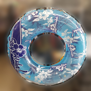 ドウシシャ SayAloha ブルー 浮き輪 うきわ【札幌市内配...