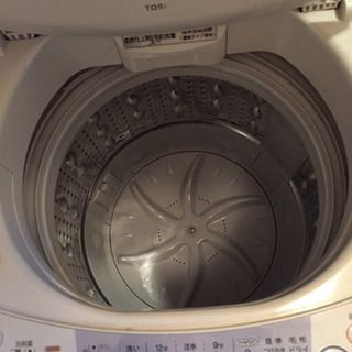 【引き渡し者決定済】0円 TOSHIBA全自動洗濯機7㎏あげますの画像