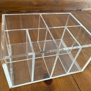 無印 重なるアクリルボックス