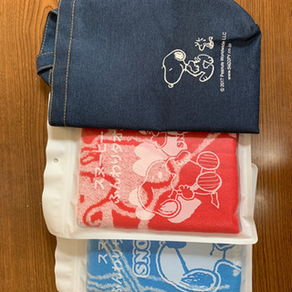 商談中です。スヌーピー　トートバッグとタオル2枚