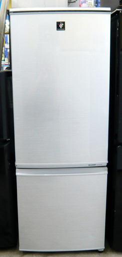 札幌 167Ｌ 2012年製 2ドア冷蔵庫 プラズマクラスター シャープ SJ-PD17W-S シルバー 100Lクラス