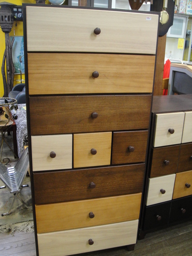 ニトリ　ハイチェスト　クオーレ2 60-7