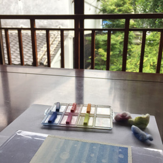 一緒に3原色パステルアートを描きませんか？