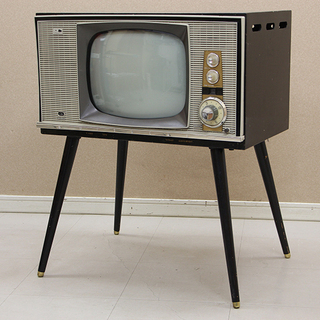 真空管 脚付きテレビ 日立 FY-830 ディスプレイ インテリア レトロ アンティーク(R1962awxY)