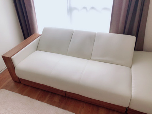 【お取引き先確定】ソファーベッド、使い方いろいろ、美品！