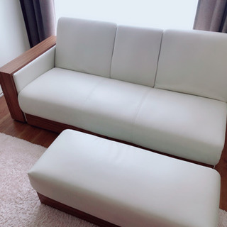 【お取引き先確定】ソファーベッド、使い方いろいろ、美品！の画像