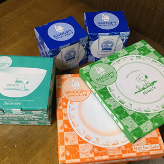 ①新品♬SNOOPY食器セット5点