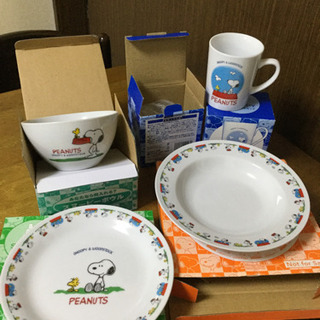 ①新品♬SNOOPY食器セット5点の画像