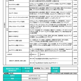 【受講料無料！！】★ Webデザイナー養成科 8/17開講の画像