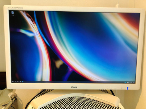 iiyama 27インチ　モニター　ホワイト