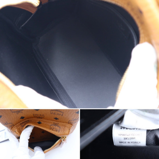 《MCM/バックパック》MMK 6SVE41 CO001 未使用品 袋 極美品