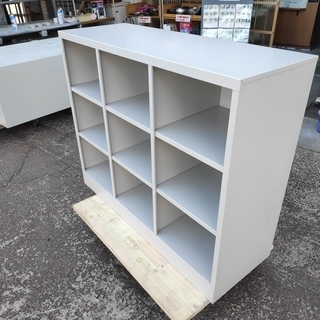 コクヨ　９マスオープン下駄箱『良品中古』　【リサイクルショップサルフ】の画像
