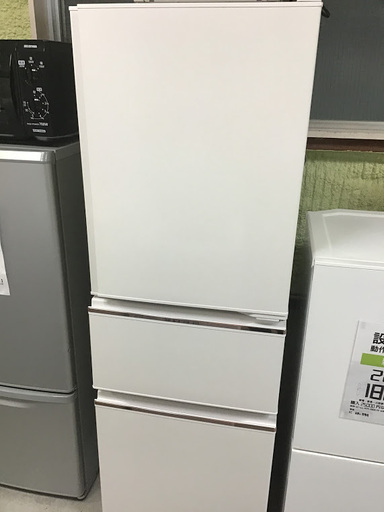 【送料無料・設置無料サービス有り】冷蔵庫 2018年製 MITSUBISHI MR-CX27D-W 中古